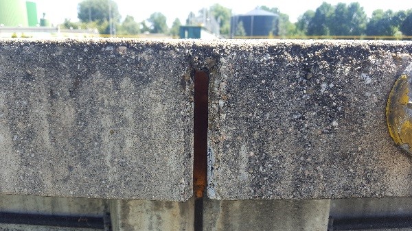 Bieżnia betonowa przed remontem